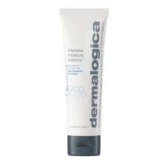 Dermalogica Intensive Moisture Balance, botella, ofrece hidratación profunda para piel seca y sensible.