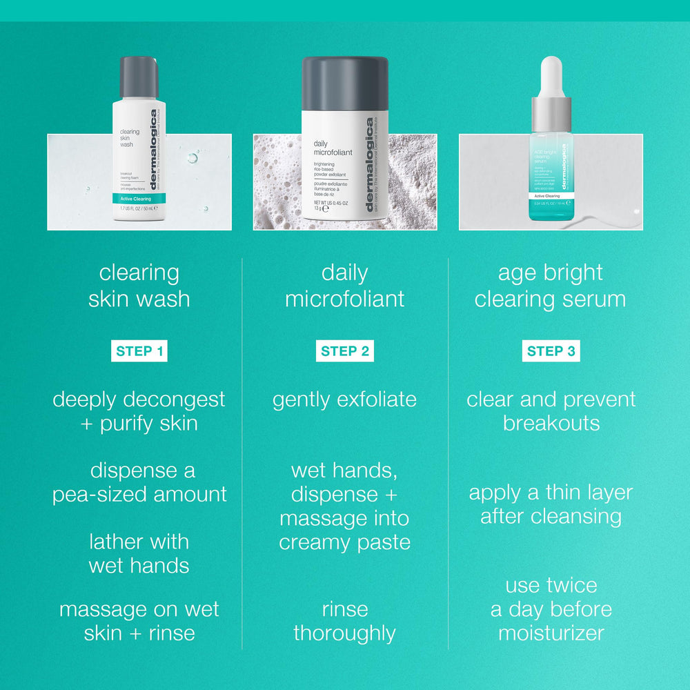 Dermalogica kit aplicación suero, método para una absorción óptima