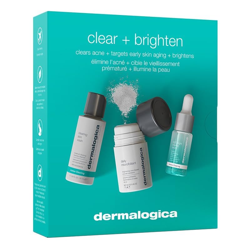 Dermalogica kit limpiador facial, limpieza suave para piel fresca