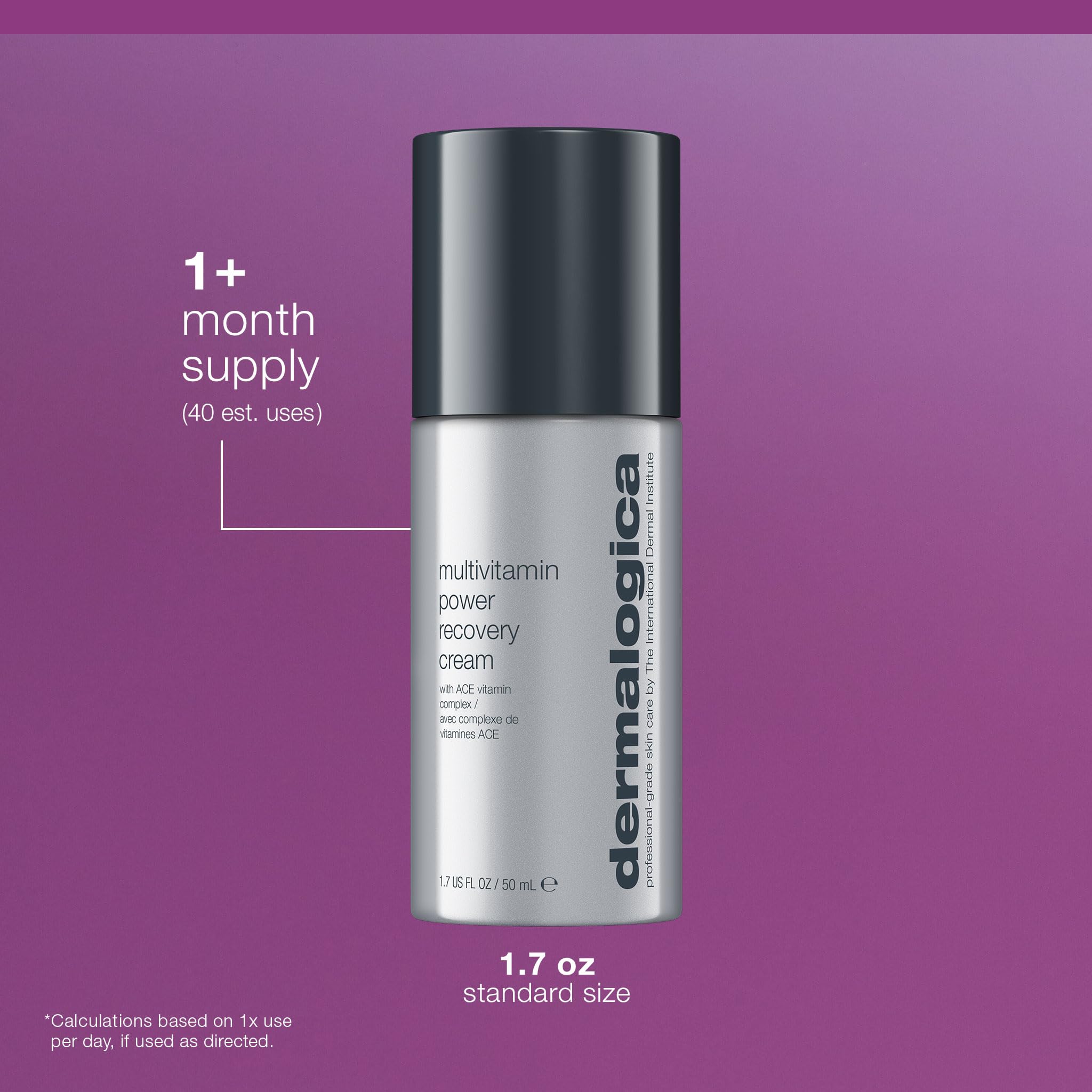 Dermalogica MultiVitamin Power Recovery Cream – visage et cou pour un confort quotidien.