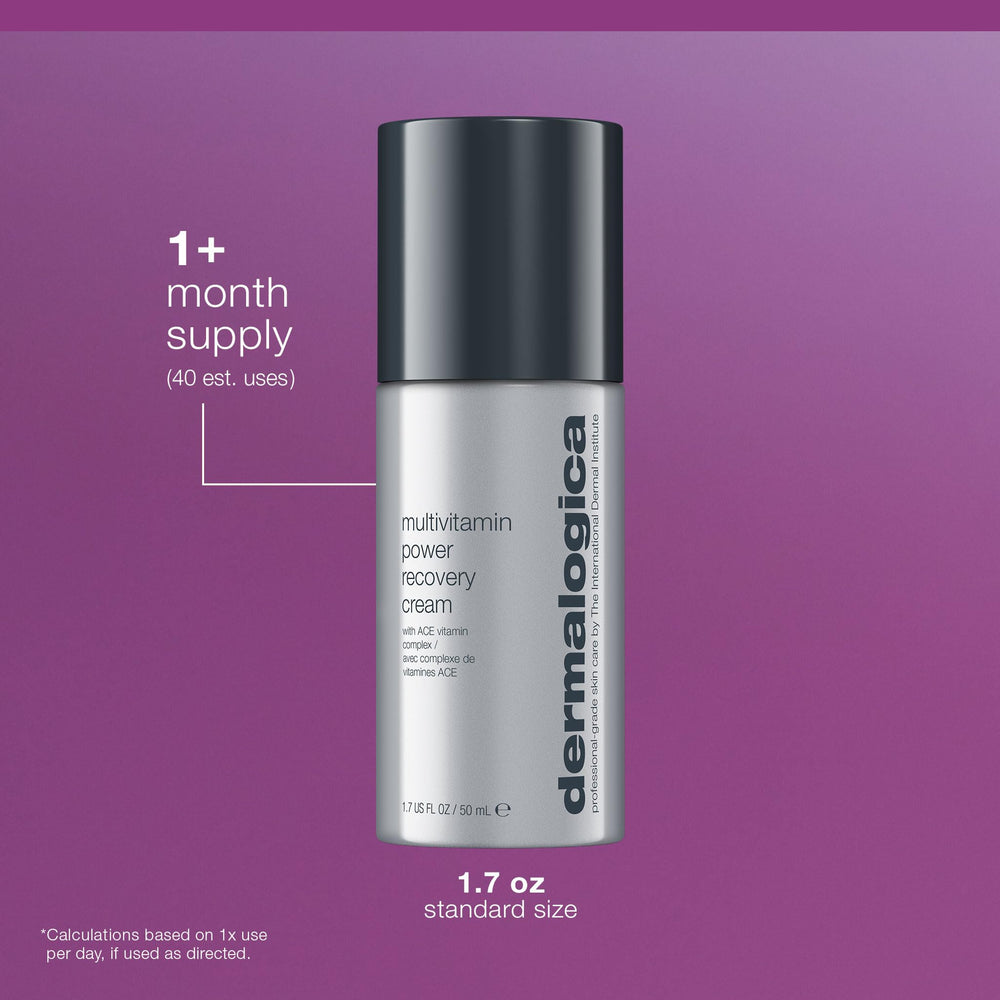 Dermalogica MultiVitamin Power Recovery Cream – visage et cou pour un confort quotidien.