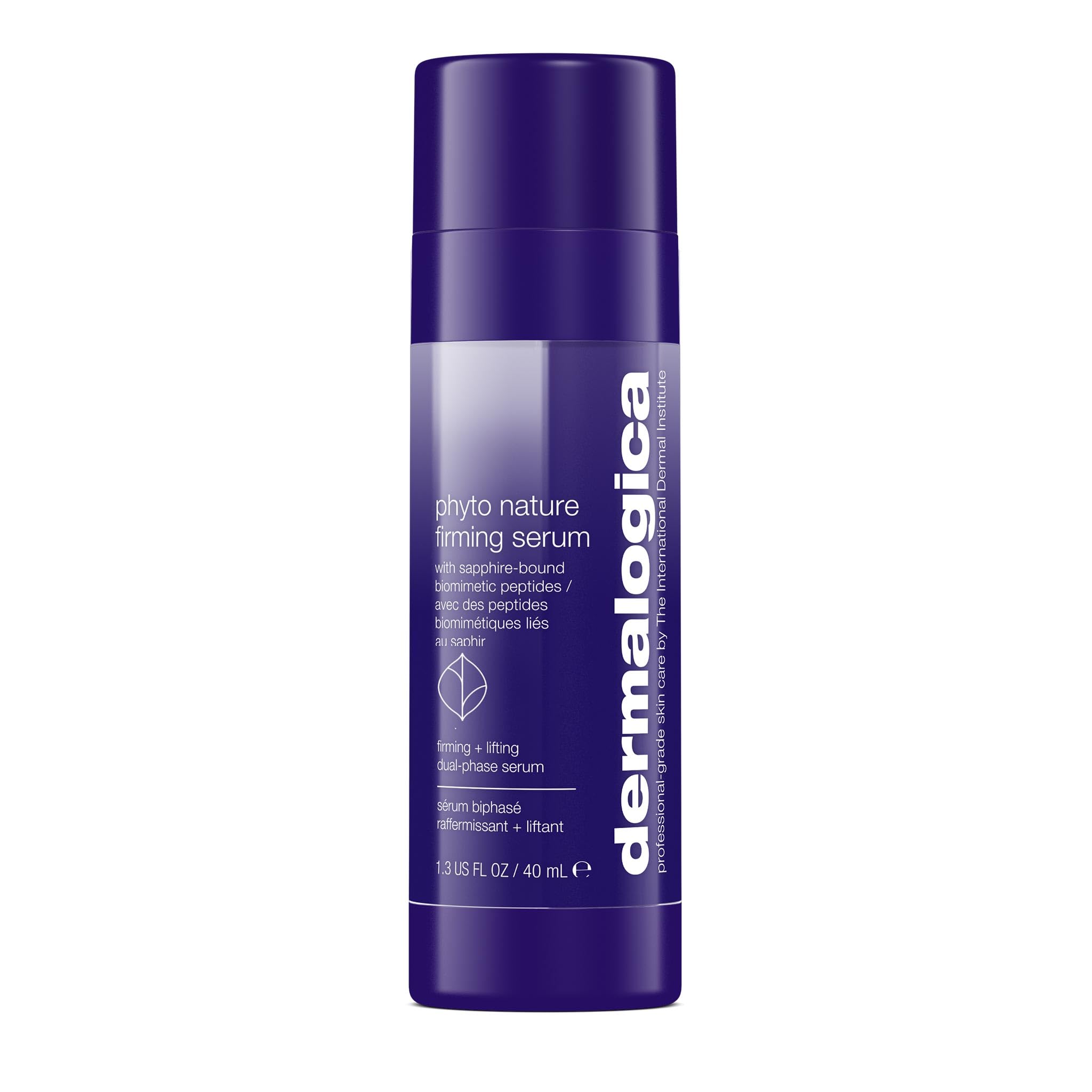 Dermalogica Phyto-Nature Firming Serum en bote, piel más suave y firme.