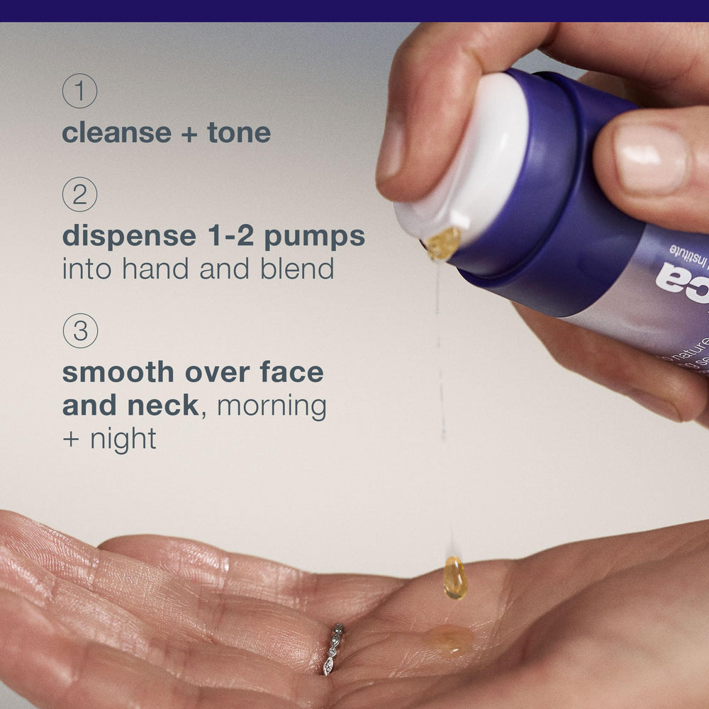 Dermalogica Phyto-Nature Firming Serum frasco mantiene activos botánicos para resultados potenciales.