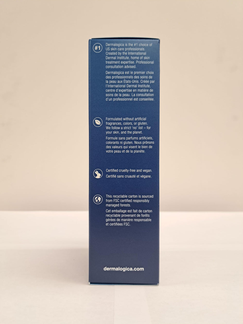 Dermalogica piel suave tras uso, textura mejorada y tersura.