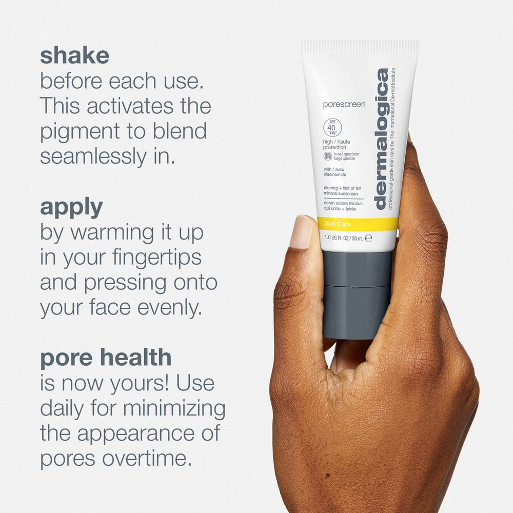 Dermalogica Porescreen SPF40 – Éclat subtil et protection solaire légère.
