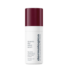 Dermalogica suero retinoide en frasco, ideal para aplicación nocturna suave.