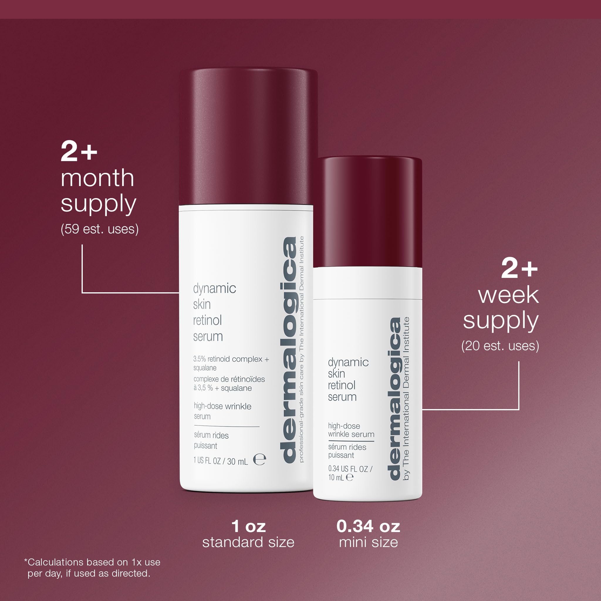 Dermalogica suero retinoide, brillo radiante y piel revitalizada.