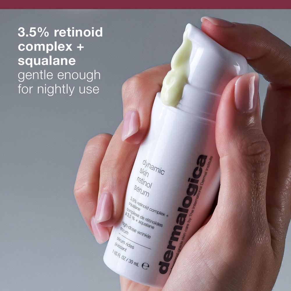 Dermalogica suero retinoide, sensación de firmeza y piel más suave.
