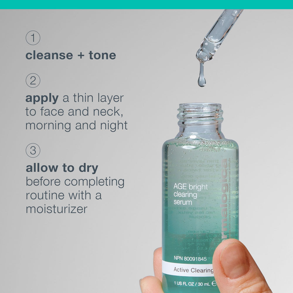 Rutina de mañana y noche con el suero Dermalogica.