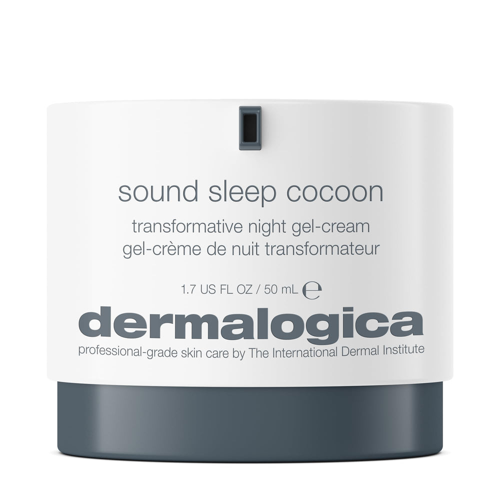 Dermalogica Sound Sleep Cocoon – crème nocturne, révèle un teint lumineux au réveil.