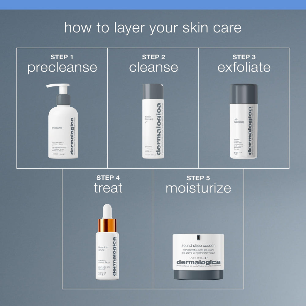 Dermalogica Sound Sleep Cocoon – emballage-nuit, présentation chic pour votre routine.