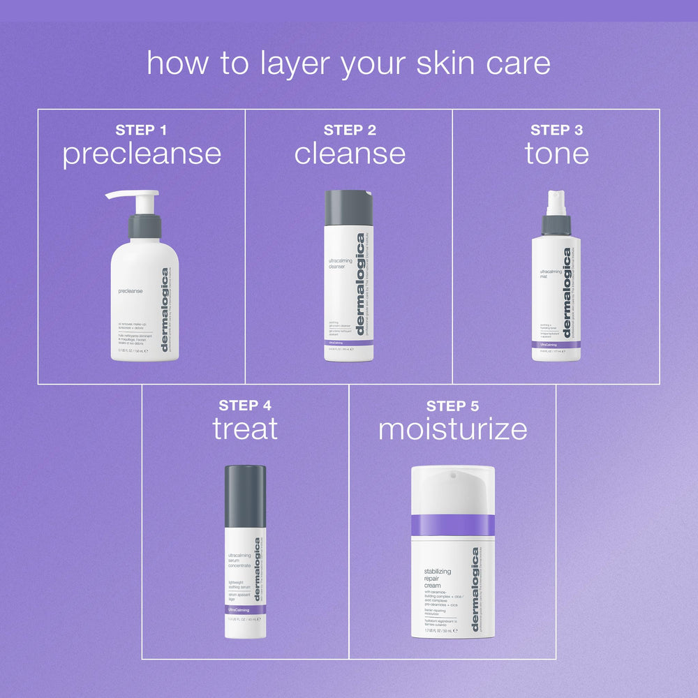 Ideal tras tratamientos no invasivos para calmar la piel.