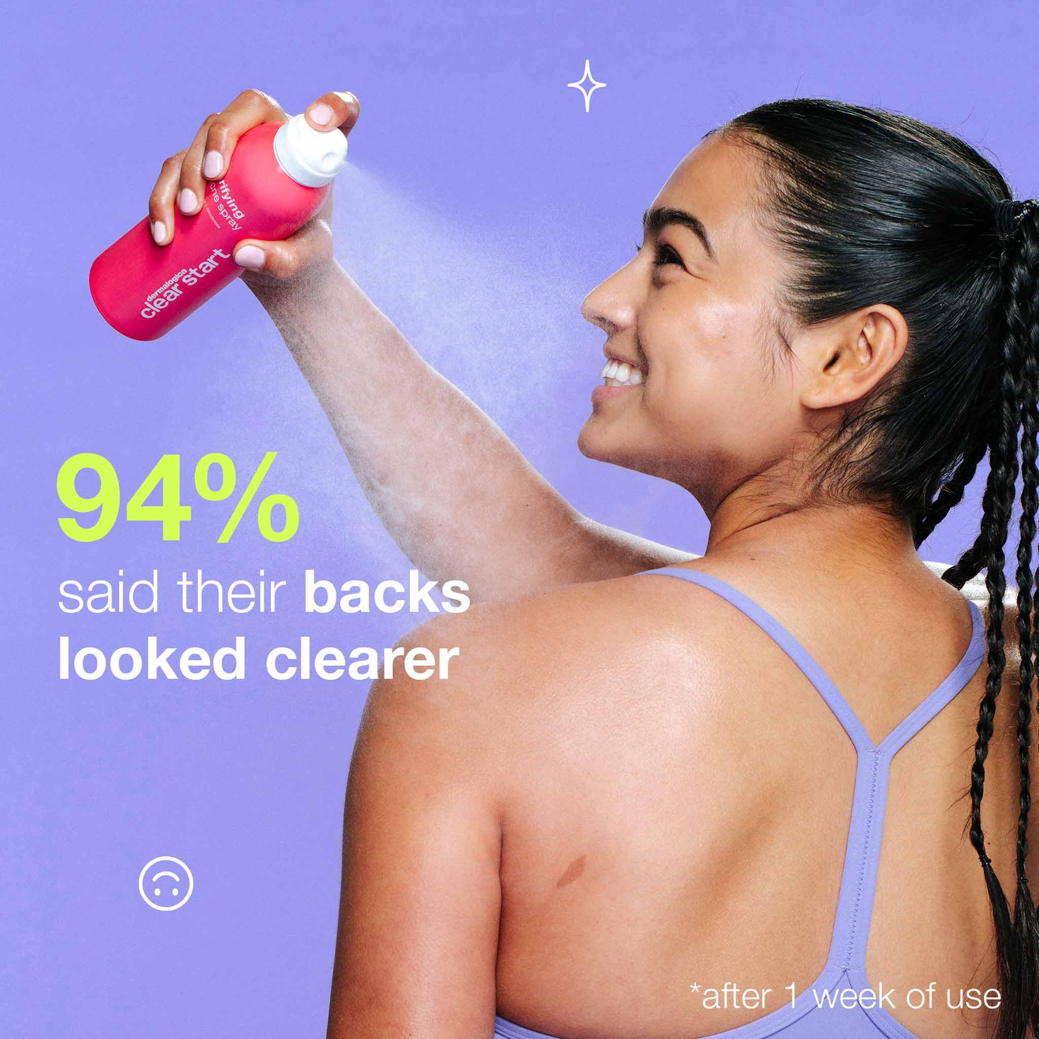 Dermalogica Uso Diario Espalda Spray, aplicación facil en rutina de cuidado