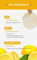 DERMALOGY Bio-Peel Gauze Lemon Pads: brillo suave y tono uniforme tras uso regular.