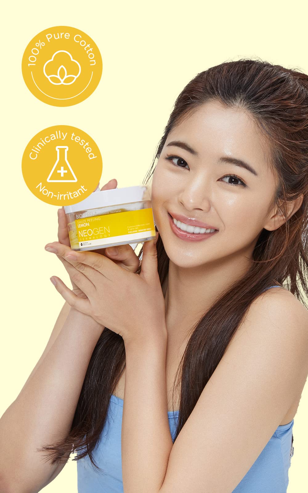 DERMALOGY Bio-Peel Gauze Lemon Pads: ingredientes cítricos brindan hidratación y frescura.