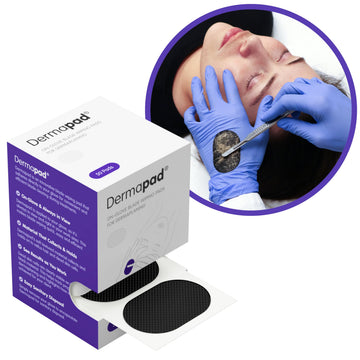 DermaPad: material texturizado recoge vellos y células muertas.