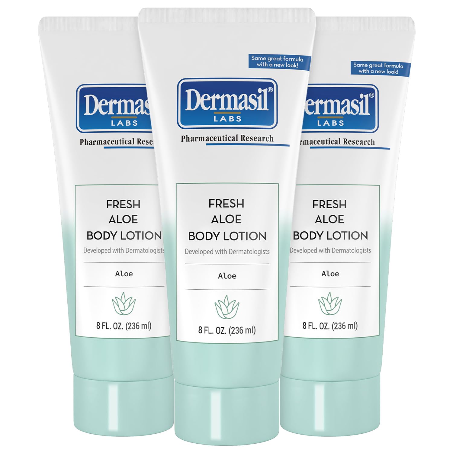 Dermasil crema cuerpo Aloe Fresco 3-Pack, hidratación rápida para piel seca.