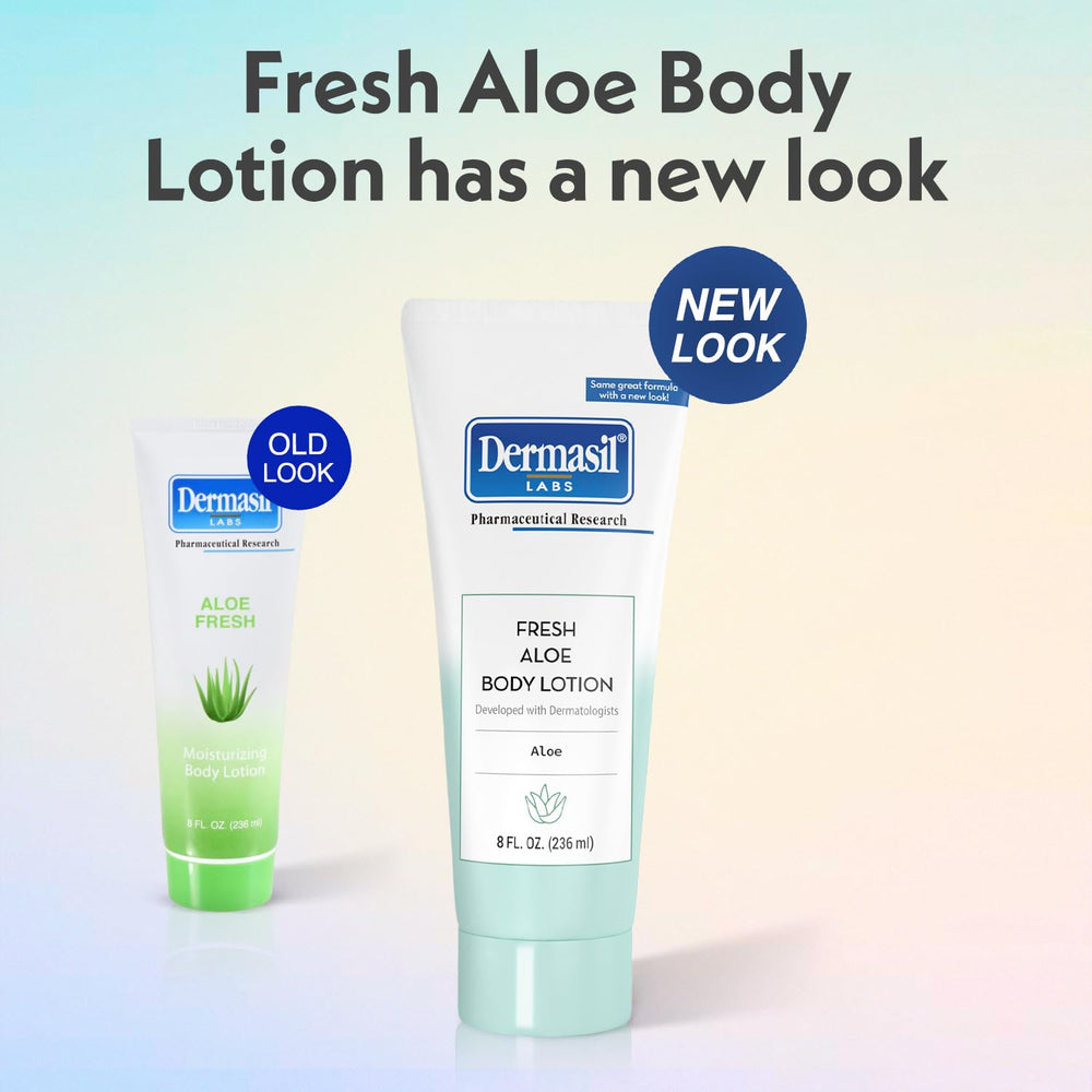 Dermasil crema cuerpo Aloe Fresco no grasa, sensación ligera en la piel.