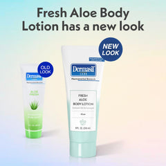 Dermasil crema cuerpo Aloe Fresco no grasa, sensación ligera en la piel.