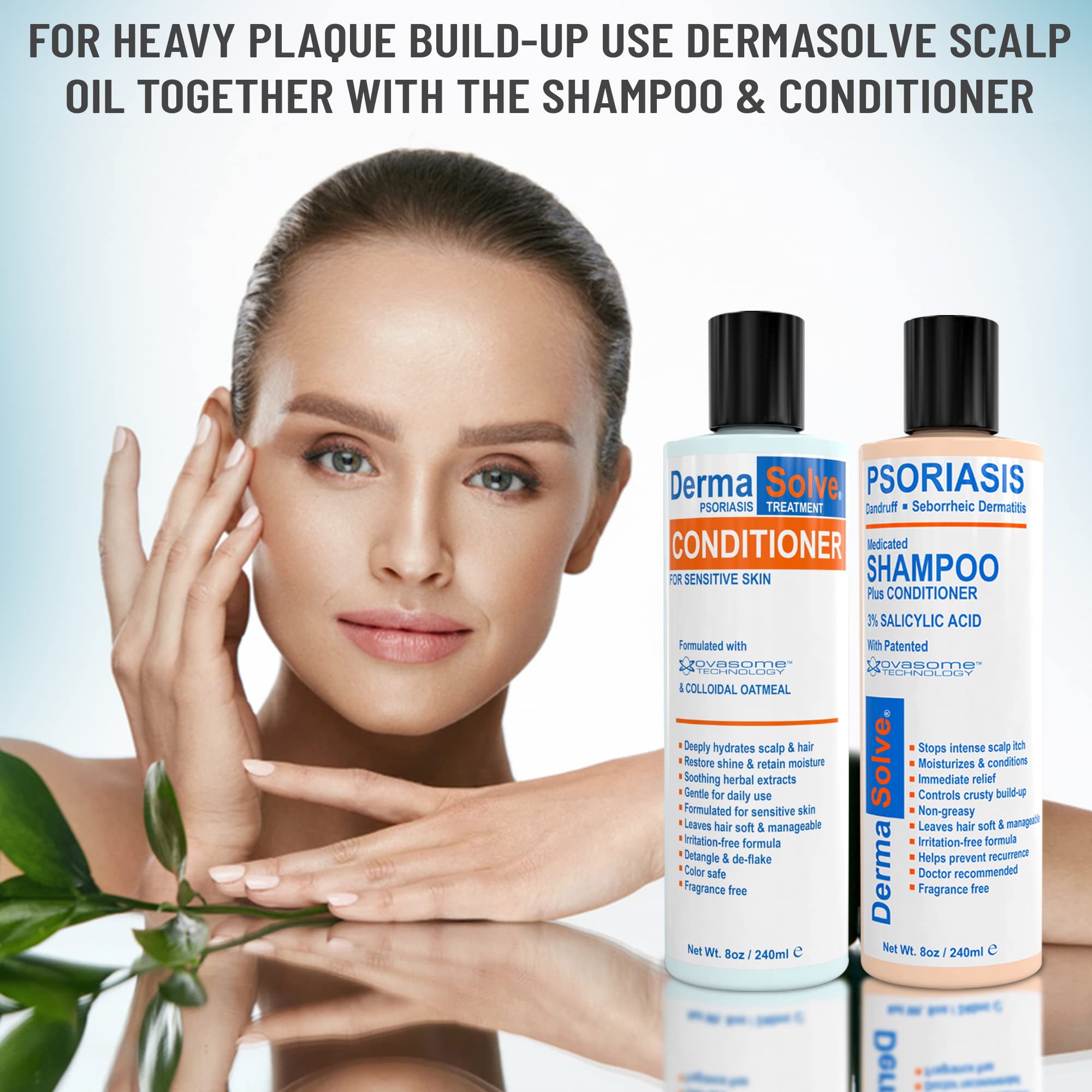 Dermasolve Cheveux doux et brillants après usage quotidien