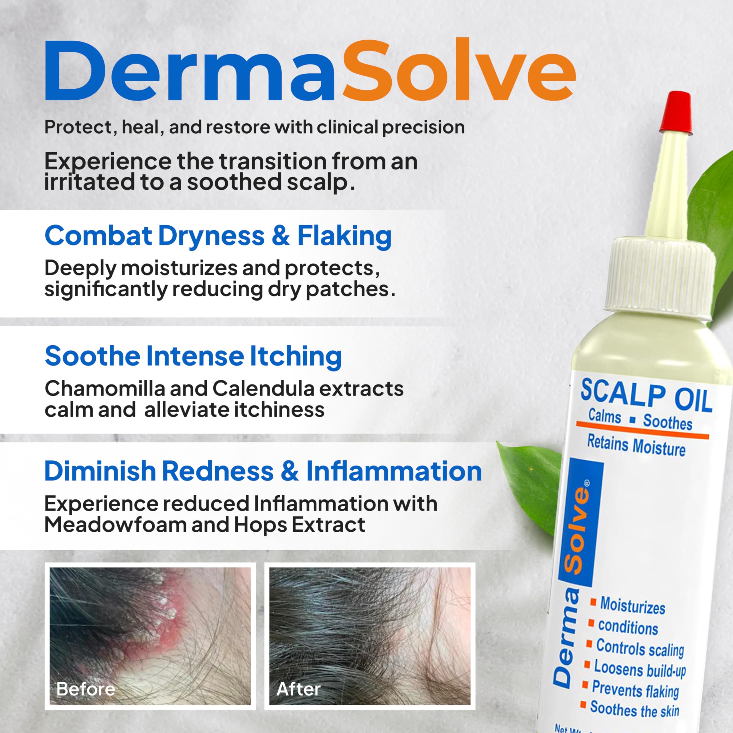 Dermasolve Nutrición para cabello: hidratación y fortalecimiento.