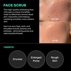 Dermasuri exfoliación de piel muerta en rostro mejora la textura de la piel