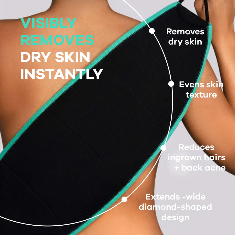 Dermasuri exfoliador de espalda en la ducha para piel suave