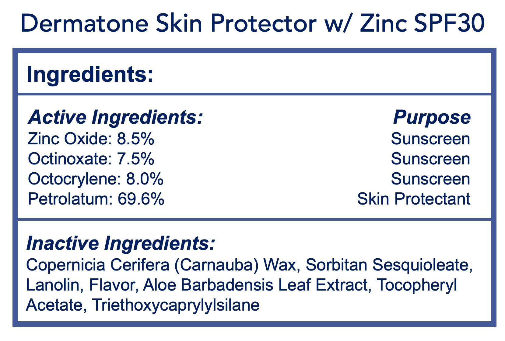 DERMATONE protección de zinc, mini lata para uso diario en mochila.