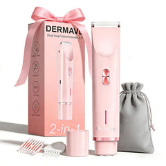 Dermave Bikini Trimmer con hojas cerámicas para un afeitado suave y preciso.