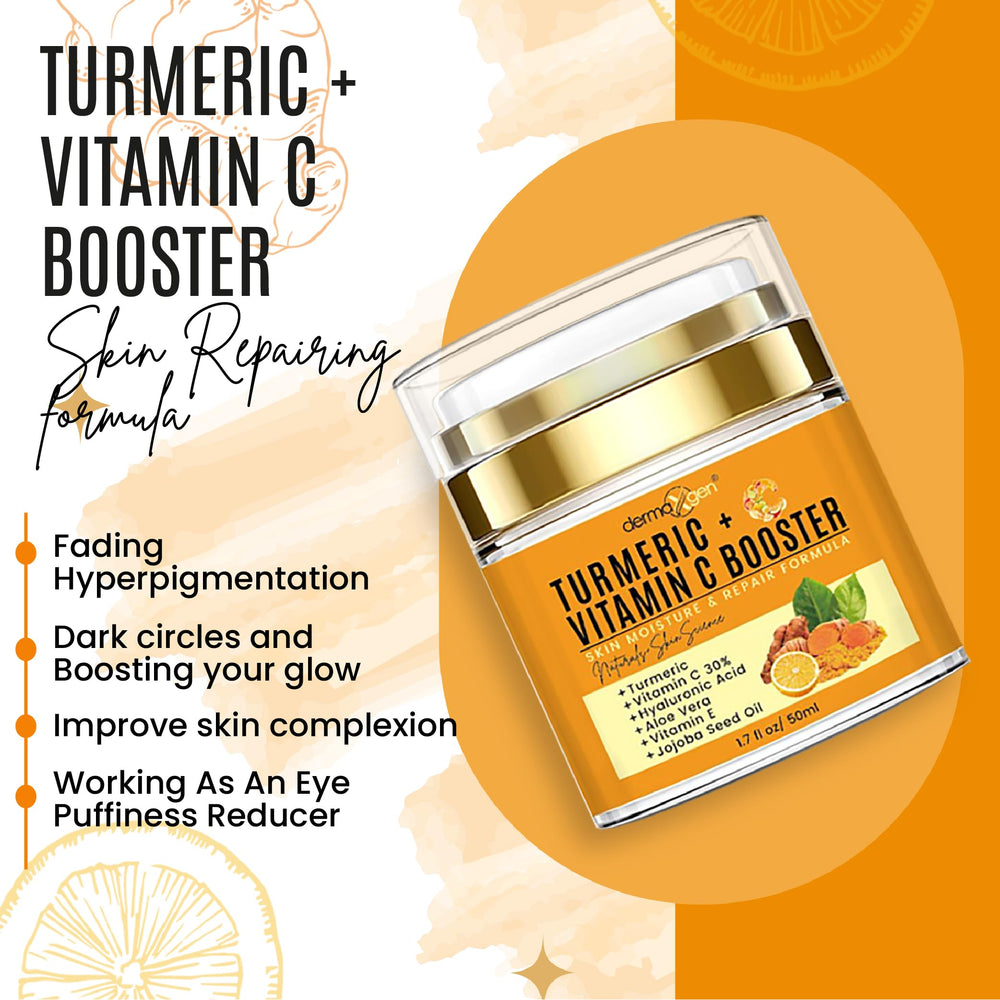 DERMAXGEN crema facial para todo tipo de piel, tono más uniforme.