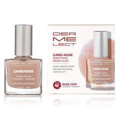Dermelect Camo-Nude base-unas: capa suave que ilumina y corrige imperfecciones.