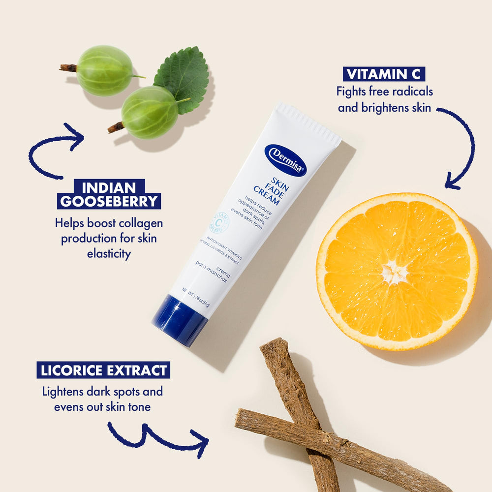 Aplicación diaria con Dermisa Skin Fade Cream favorece un tono más parejo.