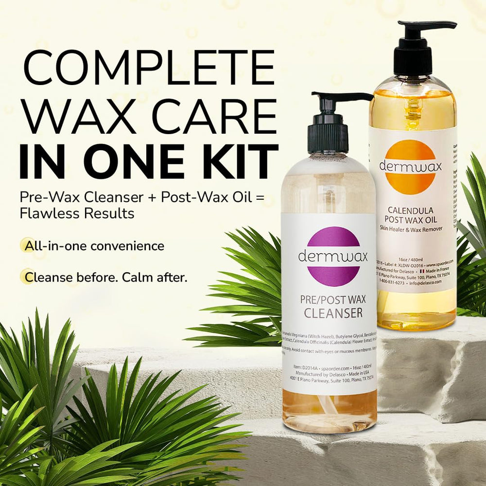Dermwax ingredientes botánicos hamamelis camomila calendula arnica, calman y preparan la piel