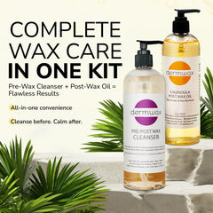 Dermwax ingredientes botánicos hamamelis camomila calendula arnica, calman y preparan la piel