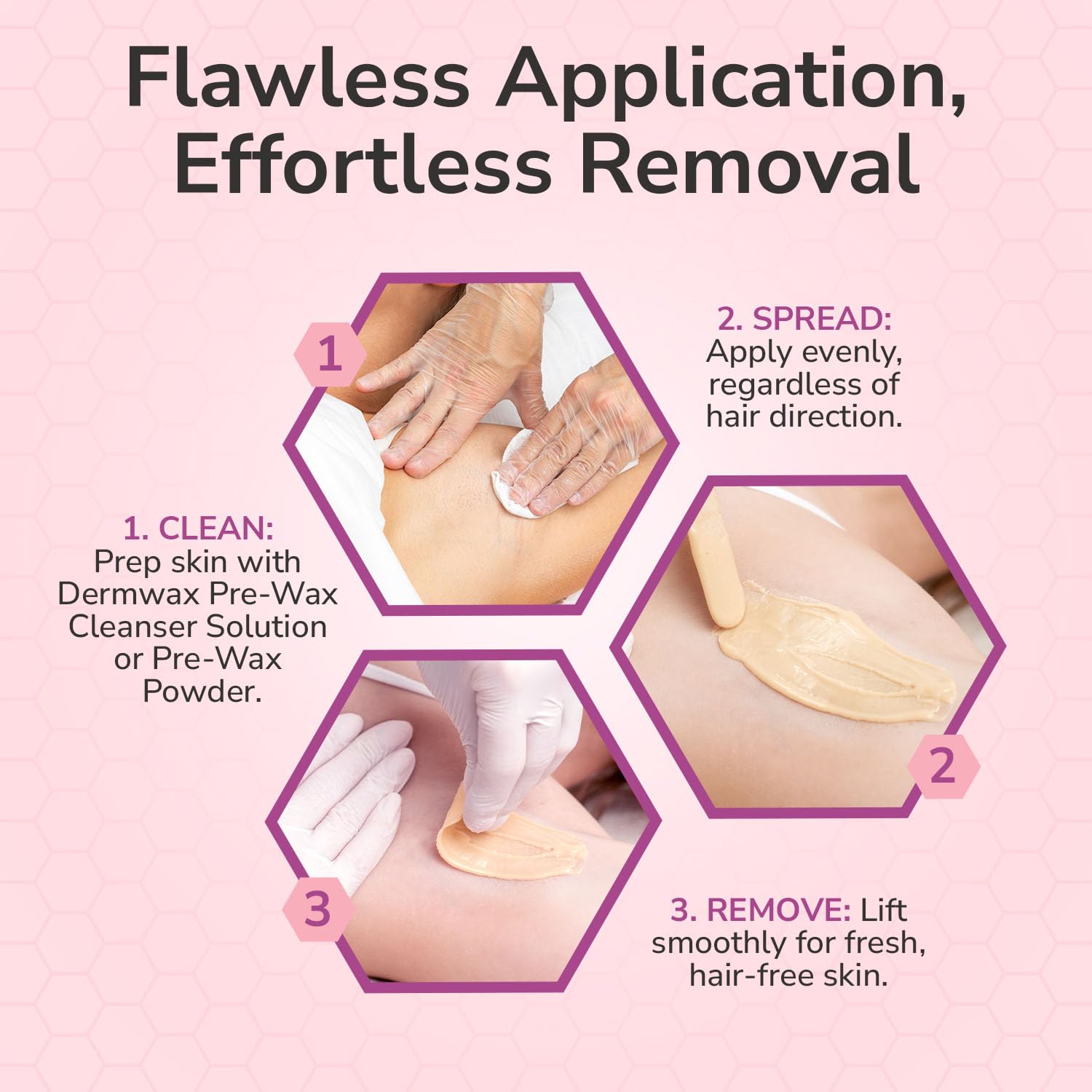 Dermwax WAXXED: fórmula con titanio, acabado opaco para mejor visibilidad.