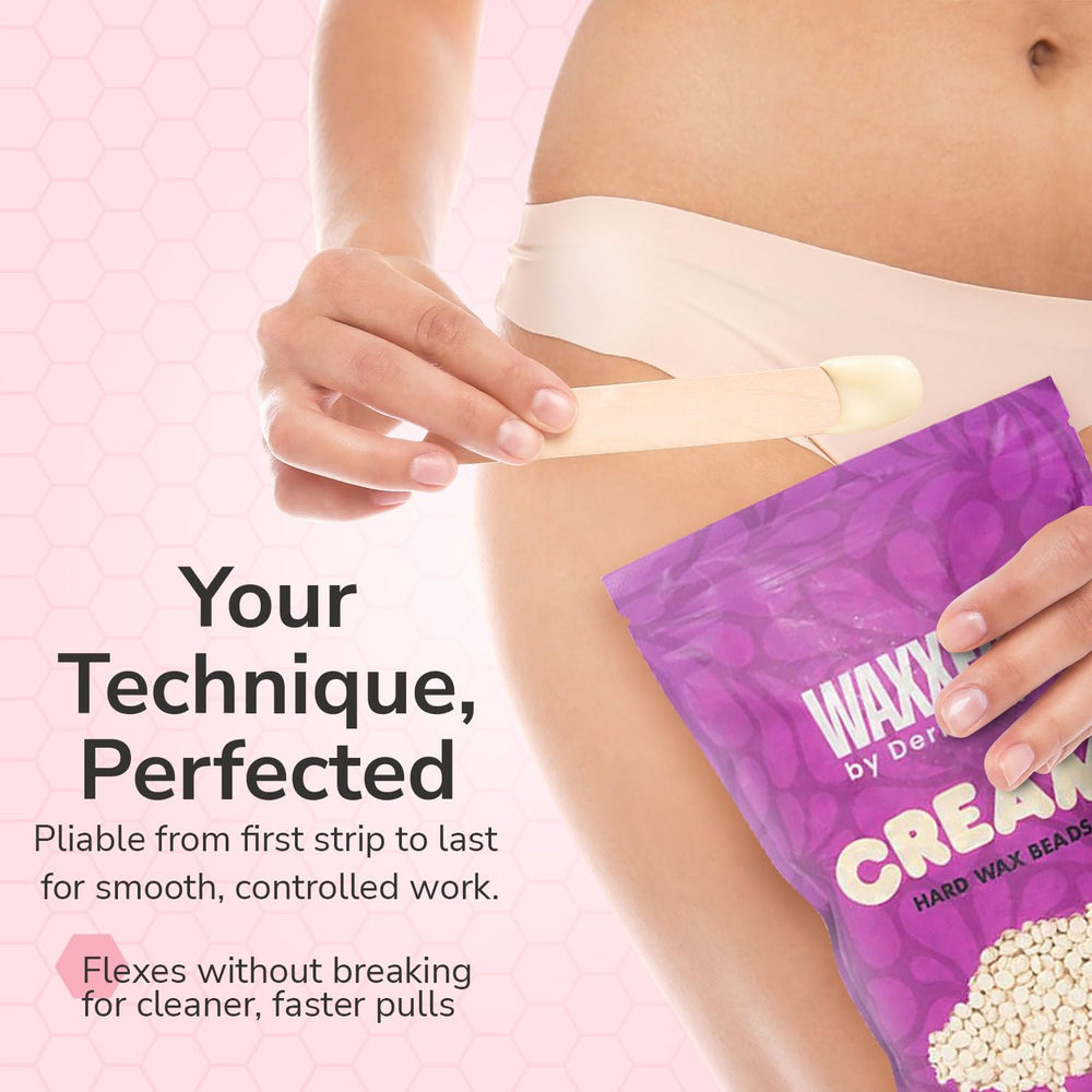 Dermwax WAXXED: retirada limpia sin tiras, ahorra tiempo.