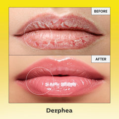 DERPHEA bálsamo-labial-sebo-organico, nutrición natural para labios sensibles.