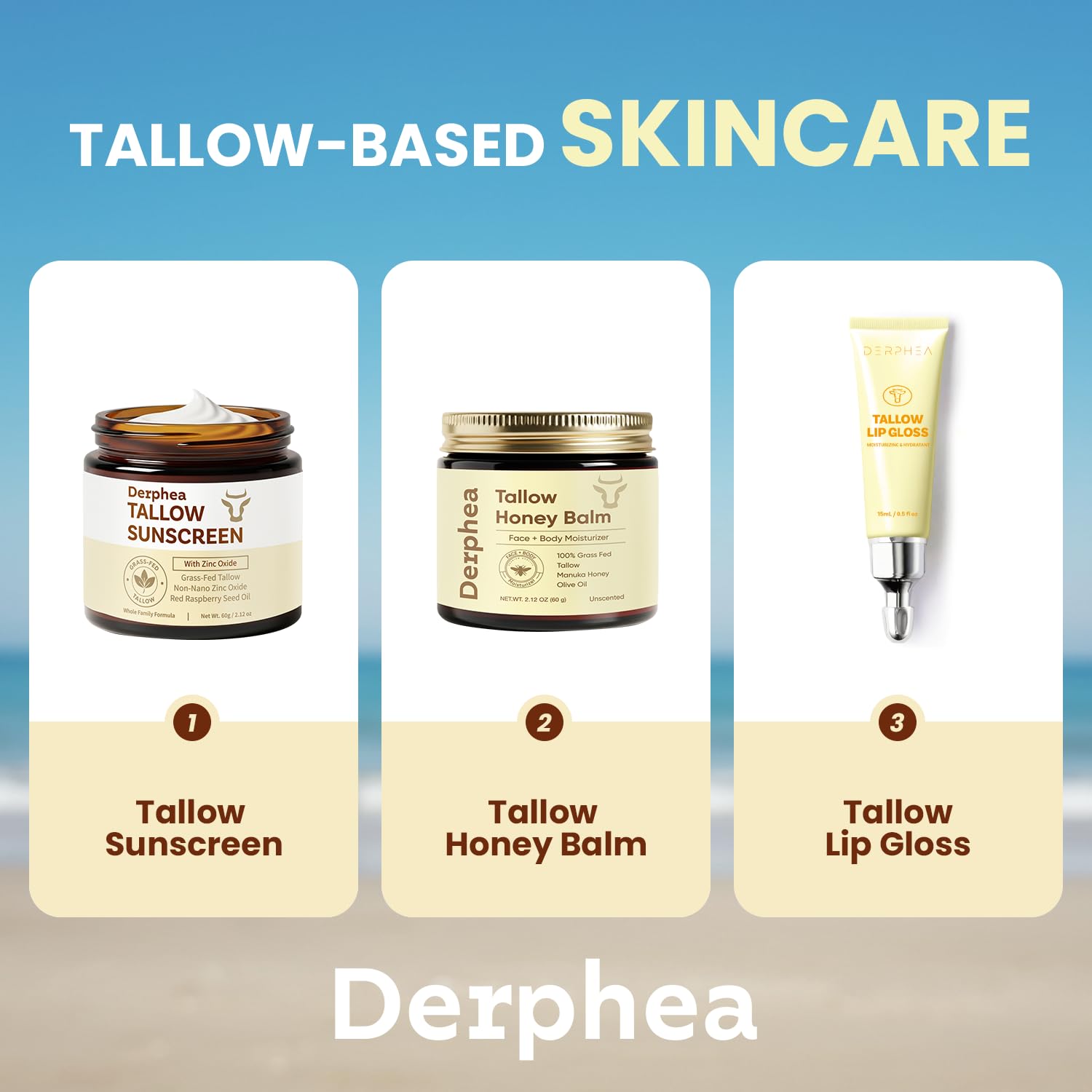 DERPHEA bálsamo-labial-sin-parabenos, belleza limpia y segura para uso diario.
