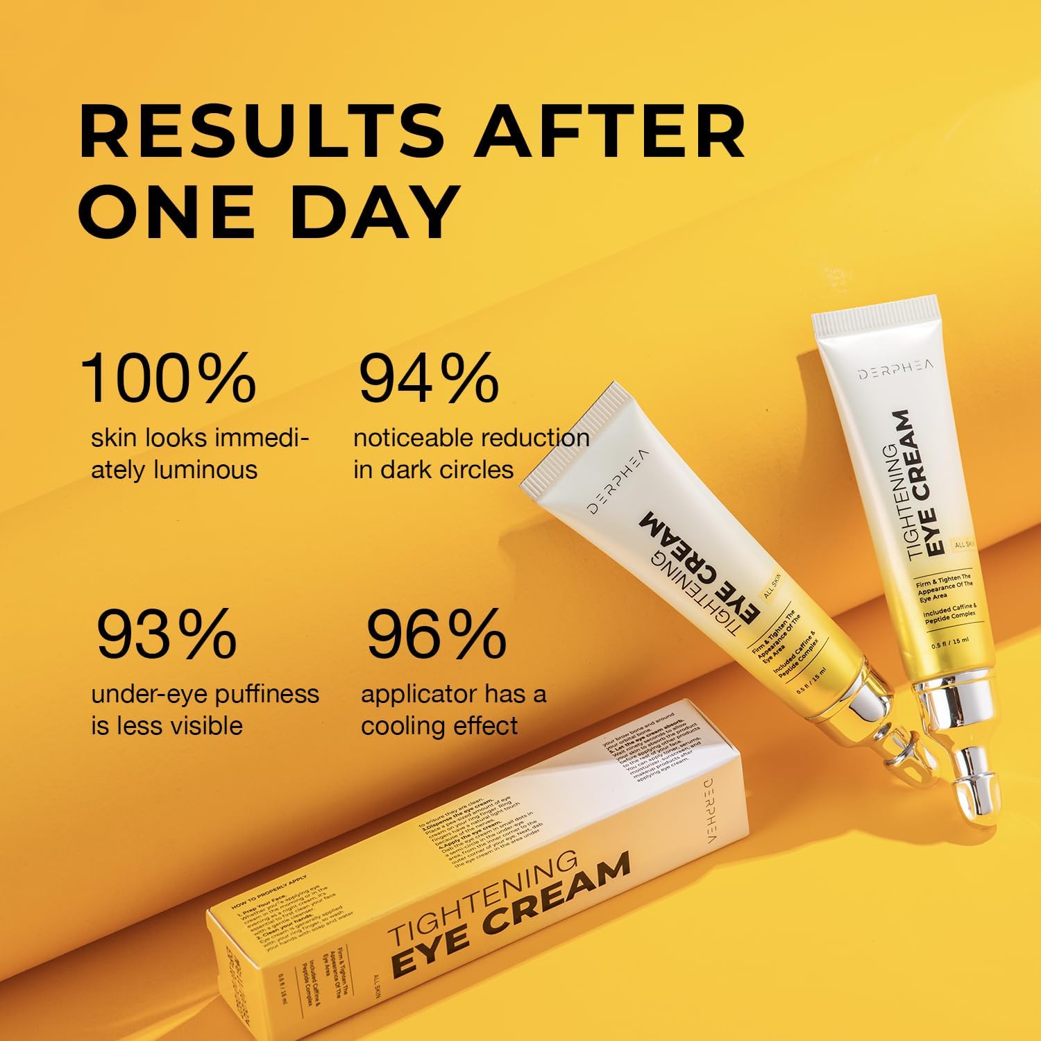 DERPHEA crema para ojeras con resultado visible y natural
