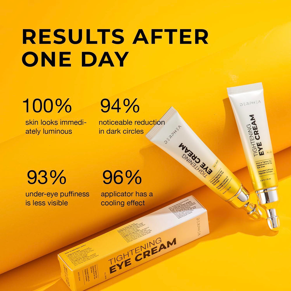 DERPHEA crema para ojeras con resultado visible y natural