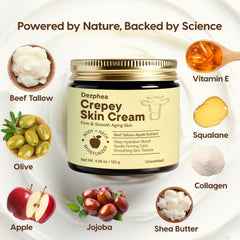 DERPHEA Crepey Skin Repair cuello, piel con aspecto más firme.