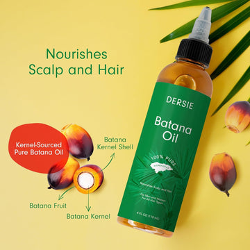 Dersie Batana Oil olor natural suave para cabello saludable