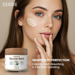 Dersie crema batida de sebo, absorción rápida ideal para rostro y cuerpo.