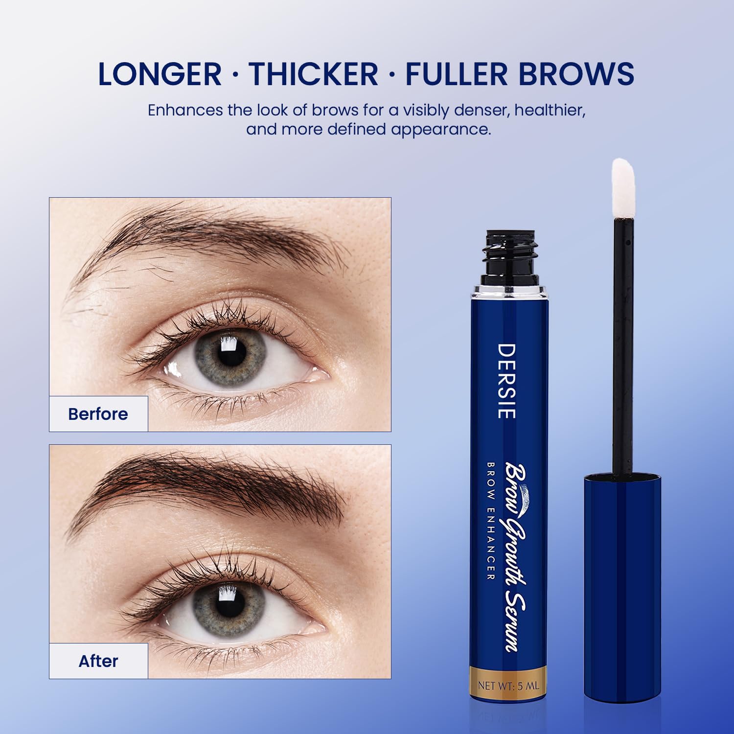 Aplicación nocturna de Dersie Serum cerca de los ojos durante la rutina.