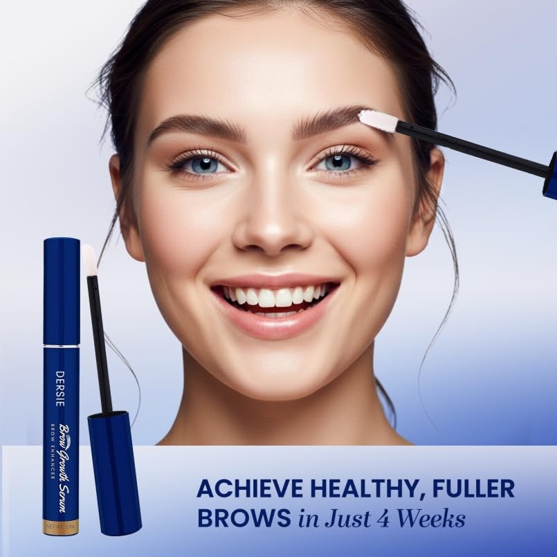 Dersie Serum para Cejas: aplicador enfocado en la aplicación precisa.