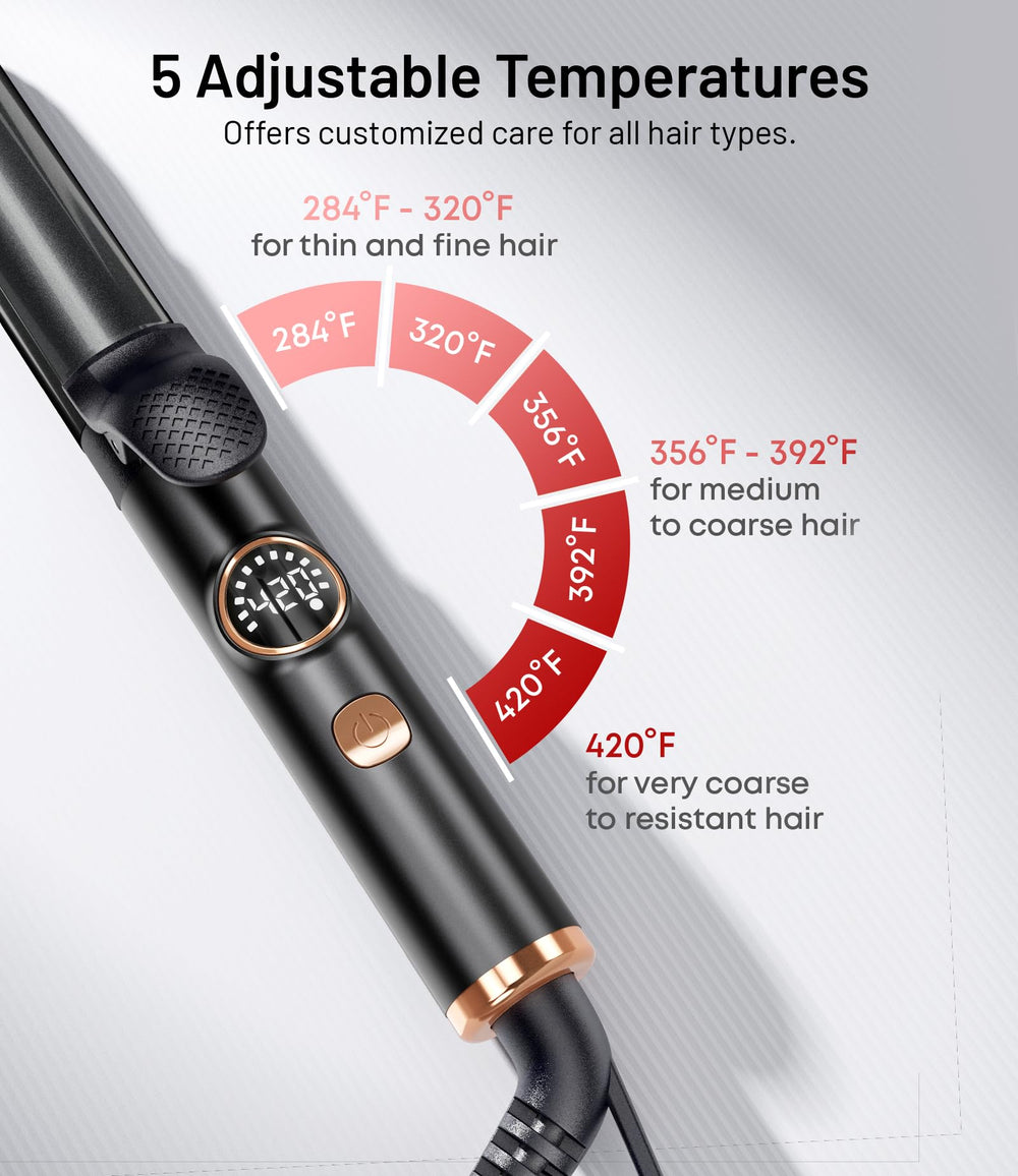 Desalo rizador mini con 5 temperaturas para todo tipo de cabello