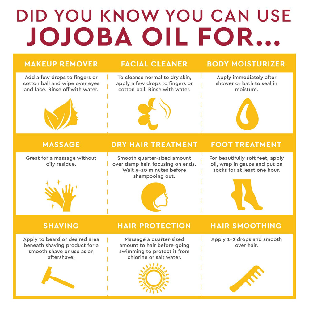 Desert Essence Aceite de Jojoba para cabello suave y brillo natural.