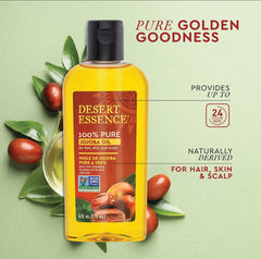 Desert Essence Aceite de Jojoba ideal para desmaquillar suave.