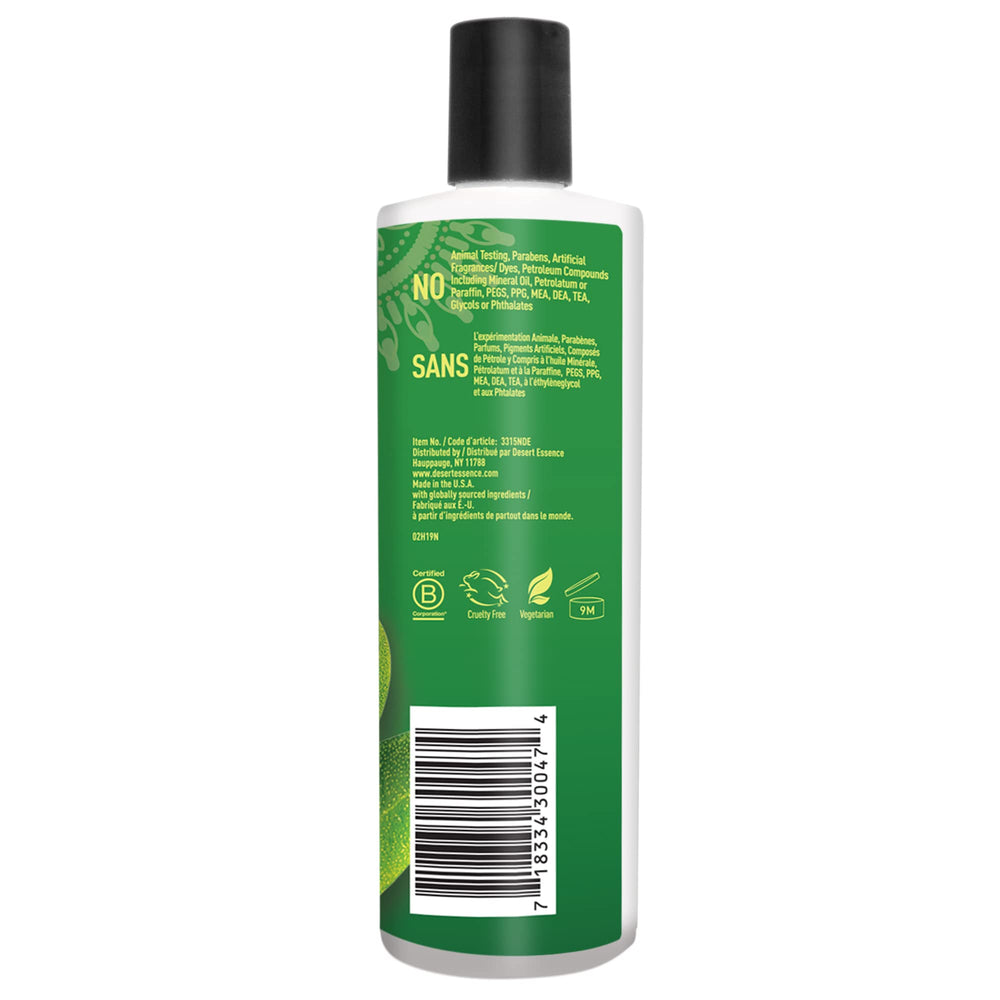 Desert Essence Tea Tree Condicionador, manteca de murumuru ofrece hidratación ligera.