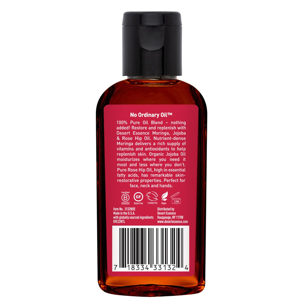Desert Essence Envase certificado orgánico: producción responsable